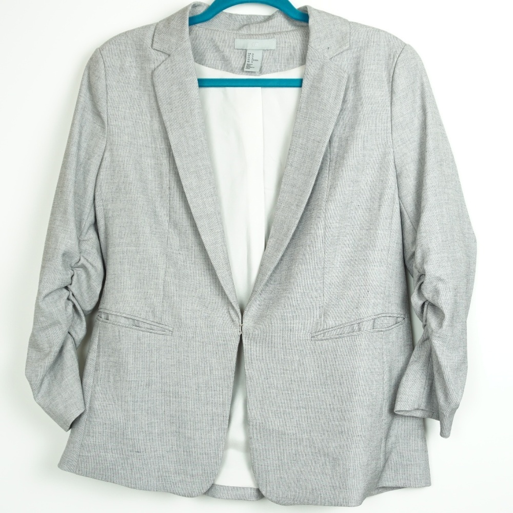 Cute Blaze Career Work 3/4 Sleeve Ruching (x1)